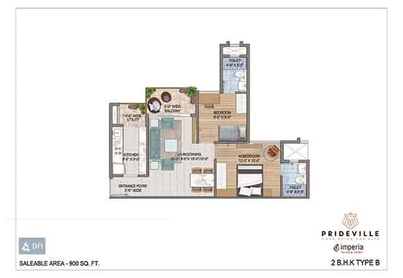 2 BHK TYPE B