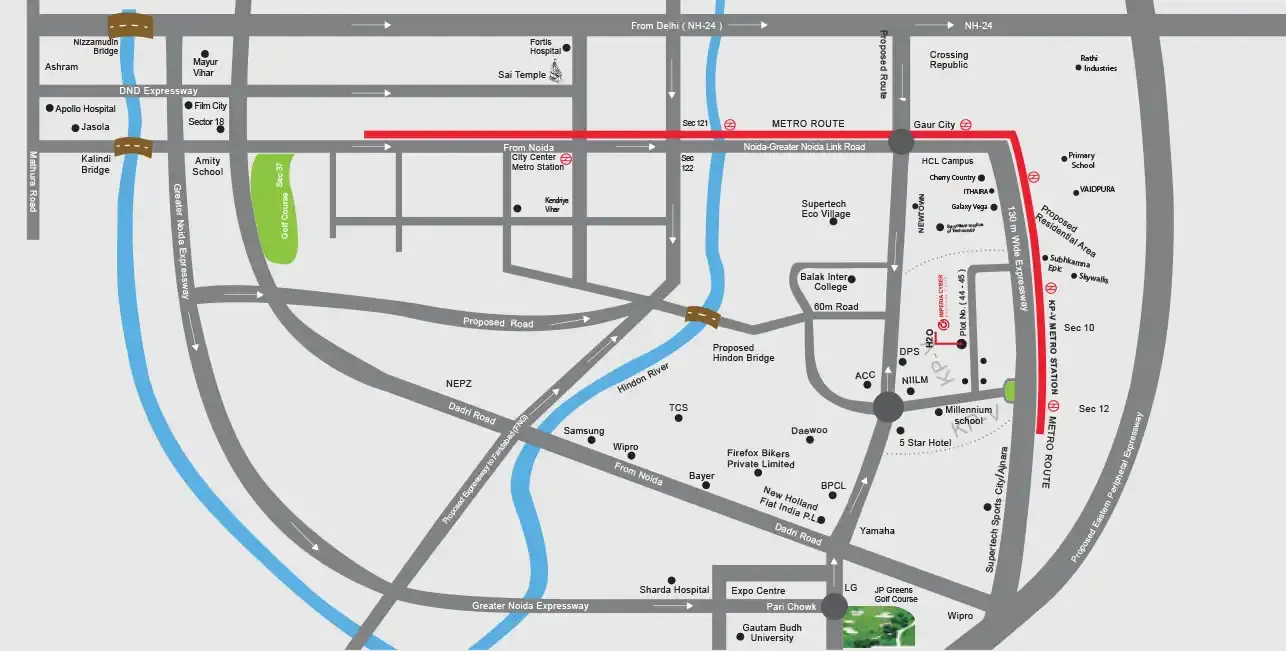 Cyber Business Center LocationMap